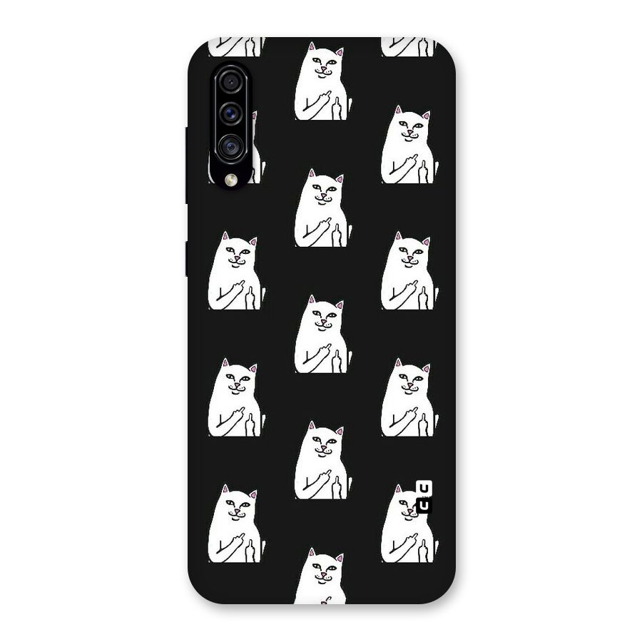 Chill Cat Pattern Back Case for Galaxy A30s
