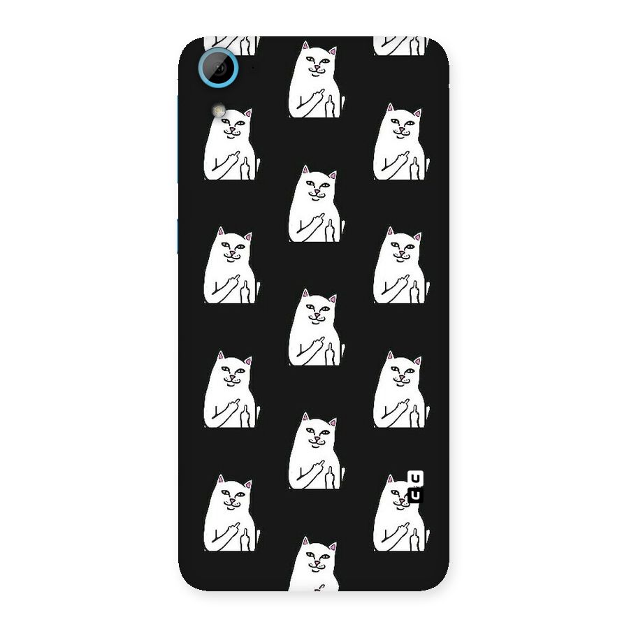 Chill Cat Pattern Back Case for HTC Desire 826