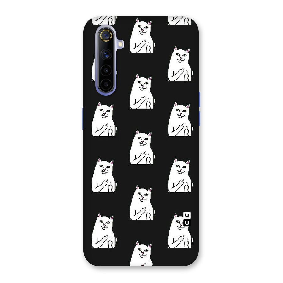 Chill Cat Pattern Back Case for Realme 6i