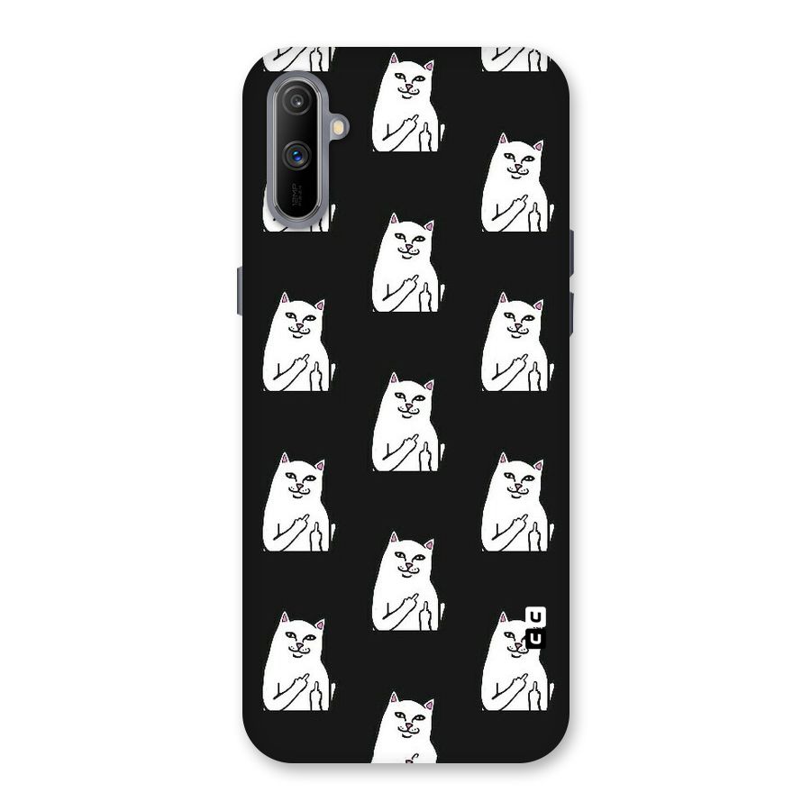 Chill Cat Pattern Back Case for Realme C3