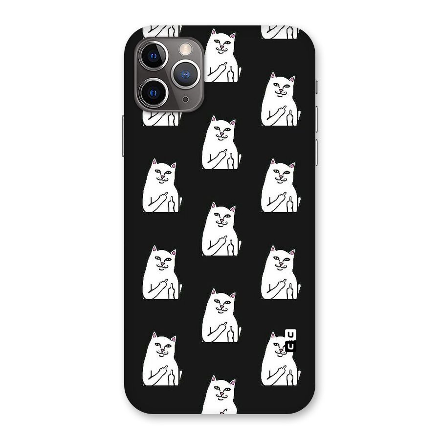 Chill Cat Pattern Back Case for iPhone 11 Pro Max