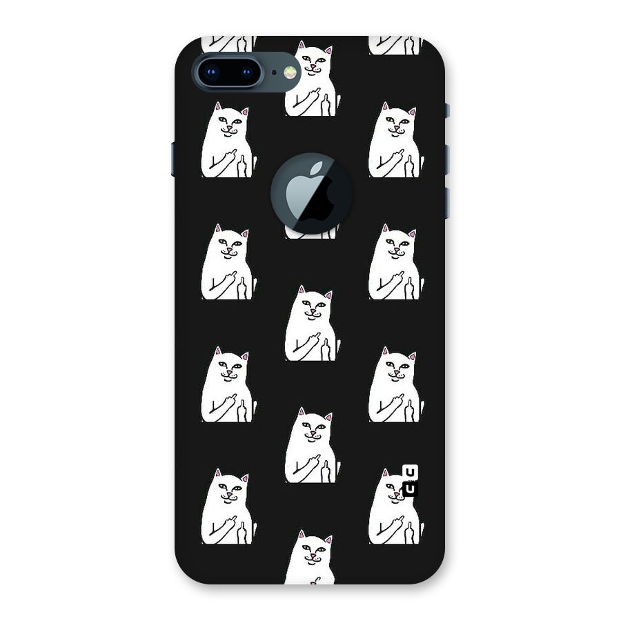 Chill Cat Pattern Back Case for iPhone 7 Plus Logo Cut