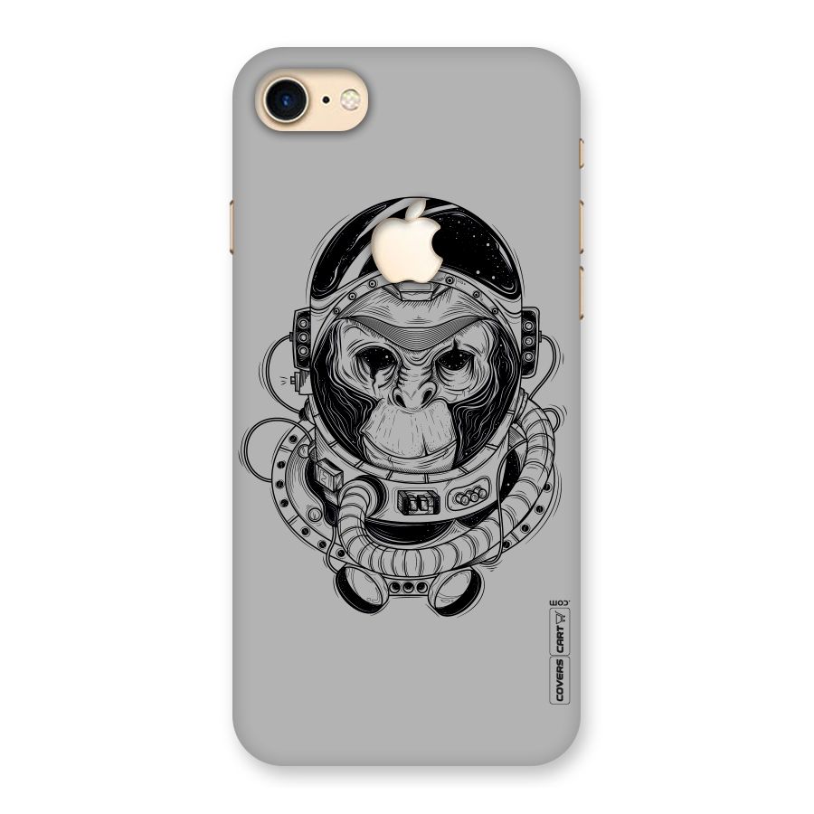 Chimpanzee Astronaut Back Case for iPhone 7 Apple Cut