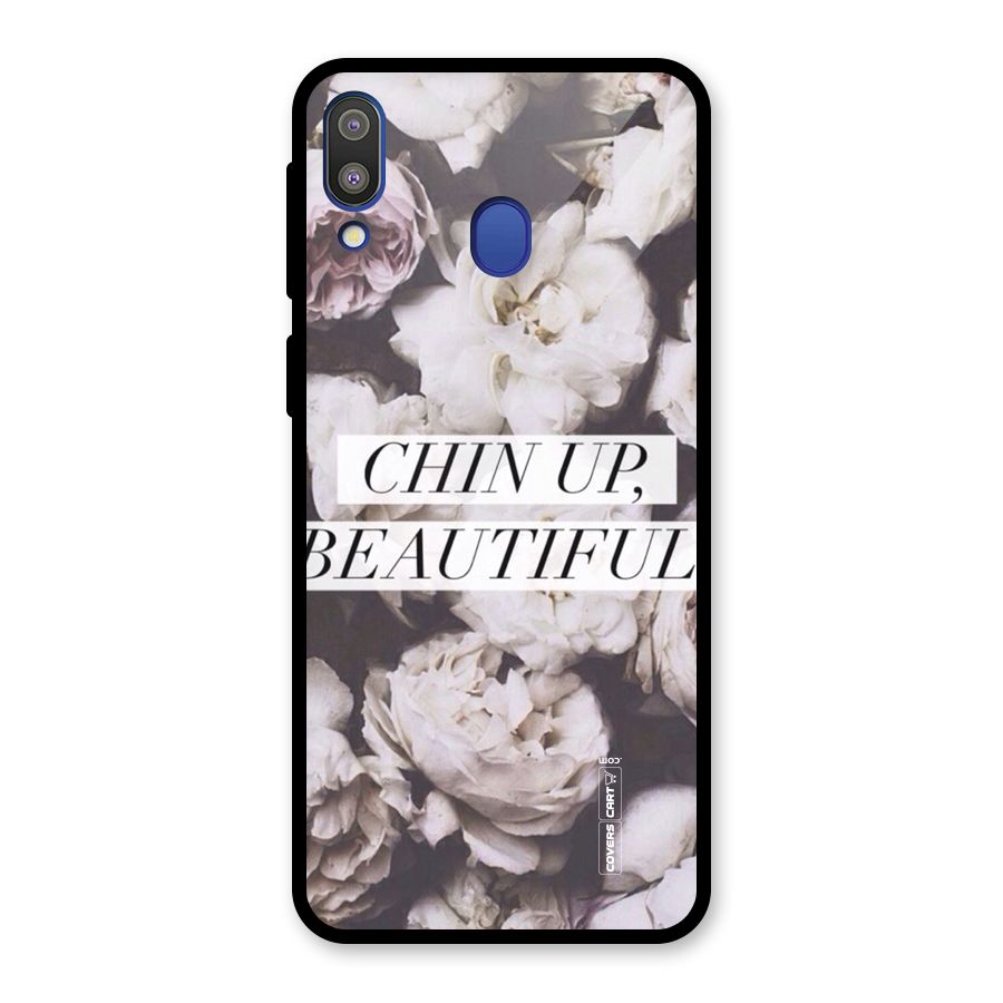 Chin Up Beautiful Glass Back Case for Galaxy M20