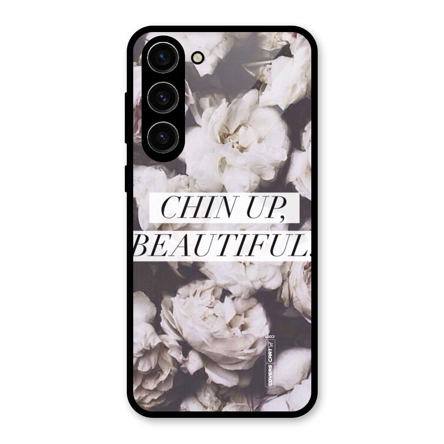 Chin Up Beautiful Glass Back Case for Galaxy S23 Plus