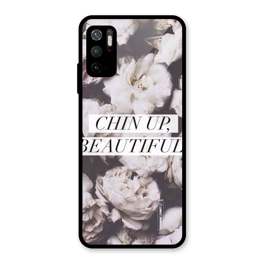 Chin Up Beautiful Glass Back Case for Poco M3 Pro 5G