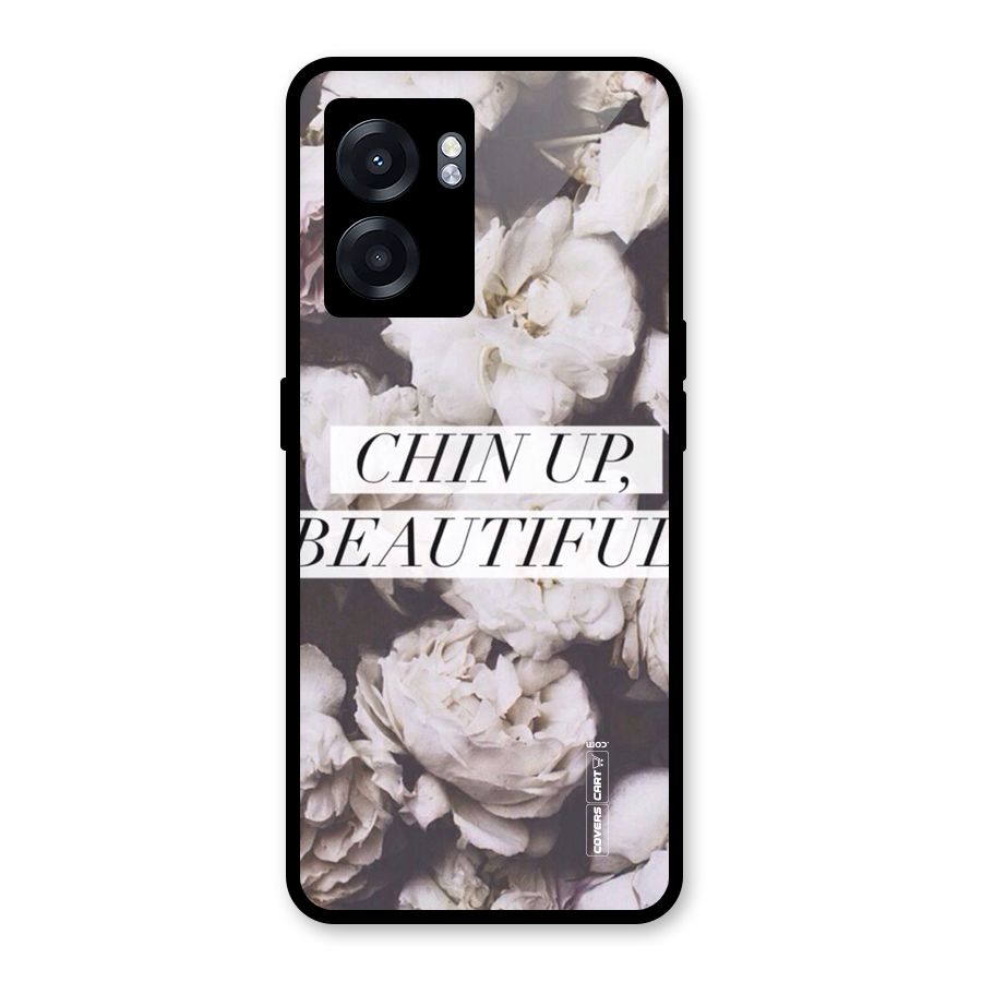 Chin Up Beautiful Glass Back Case for Realme Narzo 50 5G