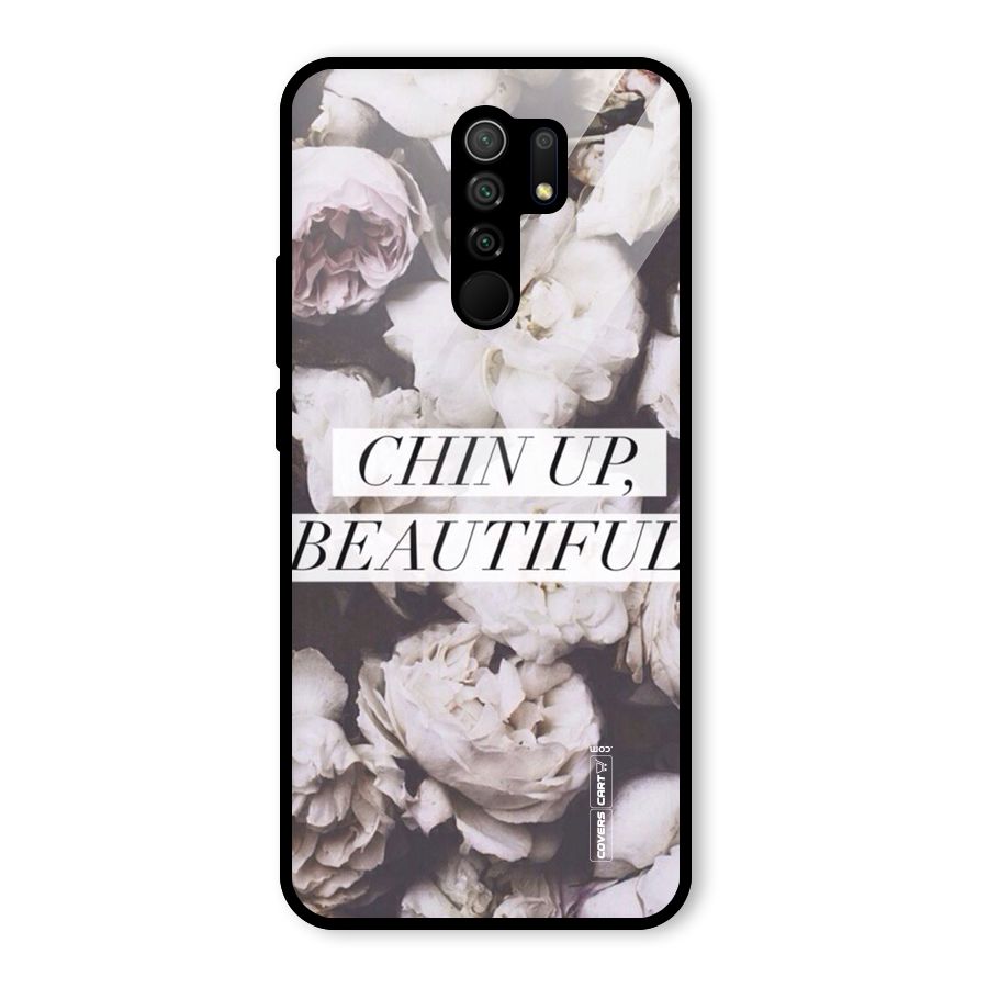 Chin Up Beautiful Glass Back Case for Redmi 9 Prime
