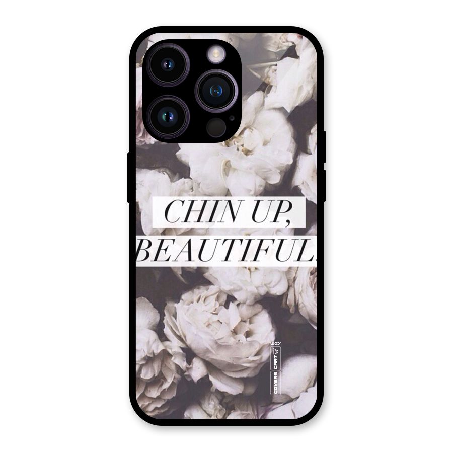 Chin Up Beautiful Glass Back Case for iPhone 14 Pro