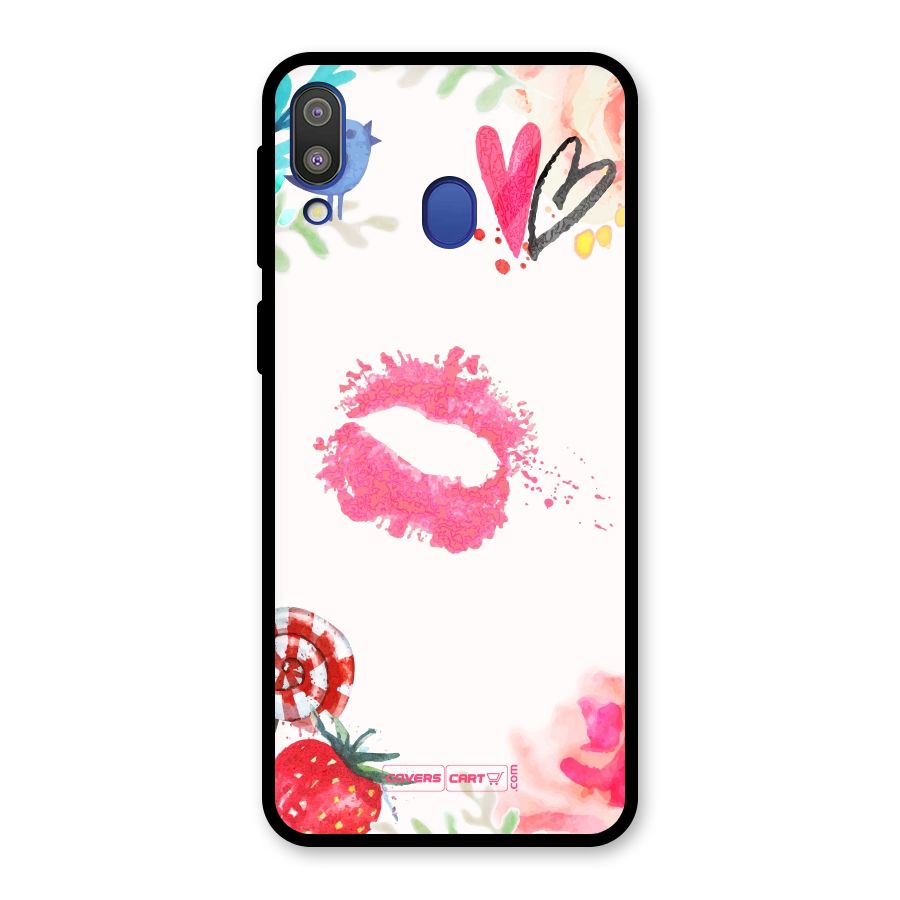 Chirpy Glass Back Case for Galaxy M20