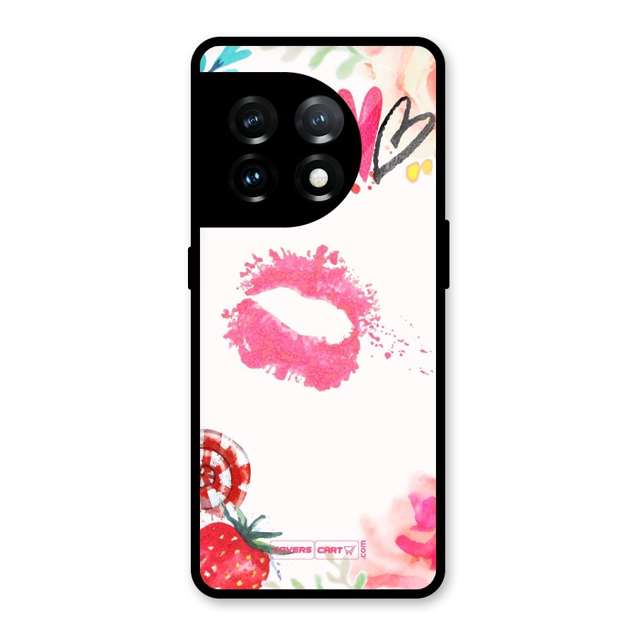 Chirpy Glass Back Case for OnePlus 11