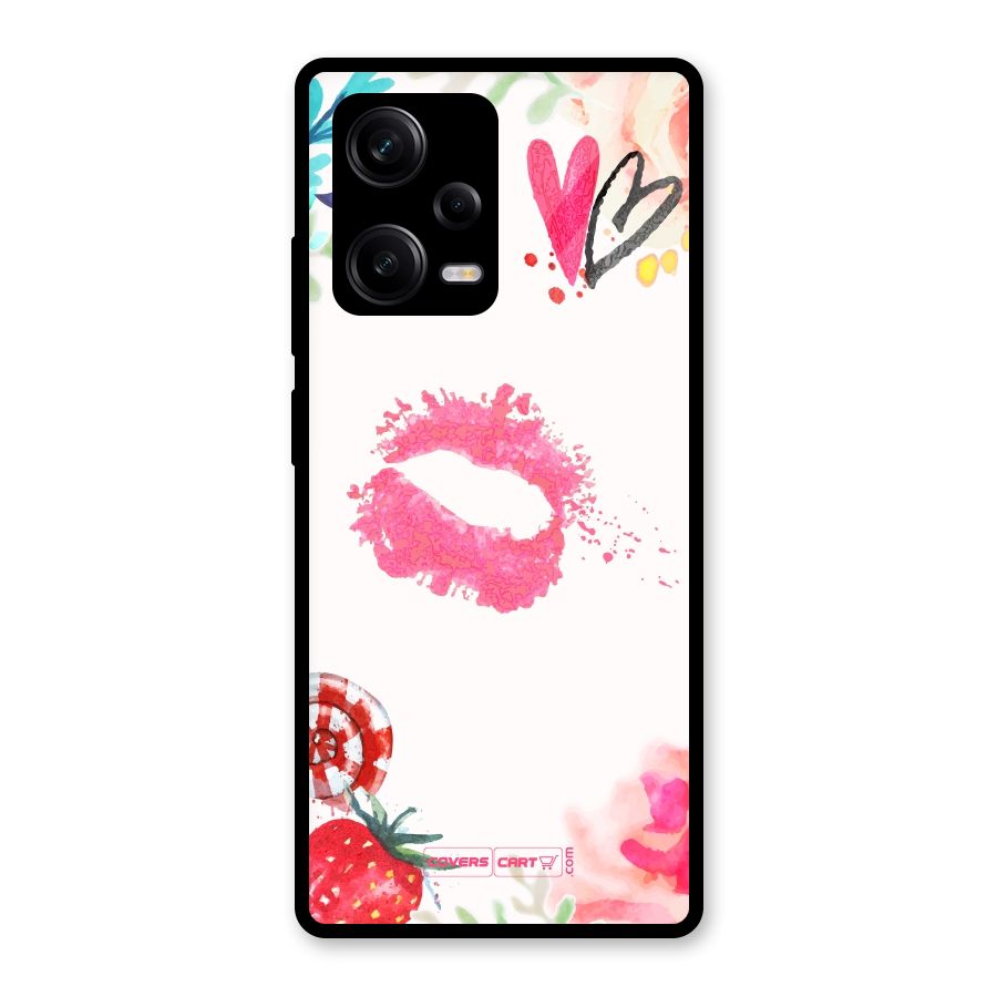 Chirpy Glass Back Case for Redmi Note 12 Pro