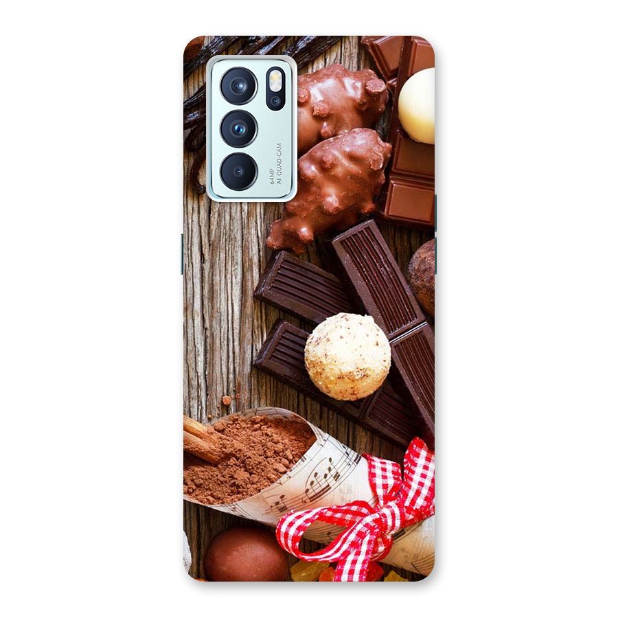Chocolate Candies Back Case for Oppo Reno6 Pro 5G