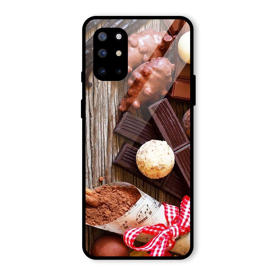 Chocolate Candies Glass Back Case for OnePlus 8T