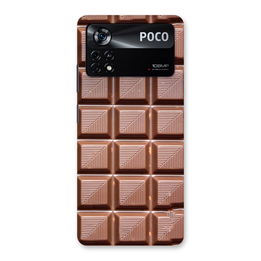 Chocolate Tiles Back Case for Poco X4 Pro 5G