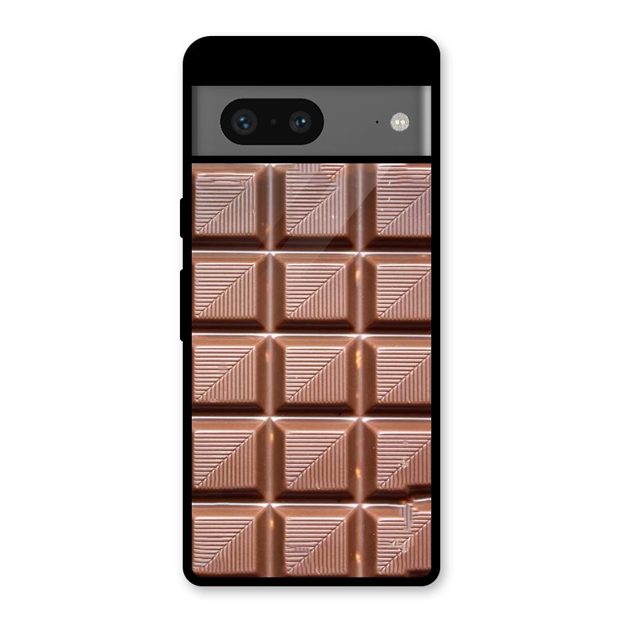 Chocolate Tiles Glass Back Case for Google Pixel 7