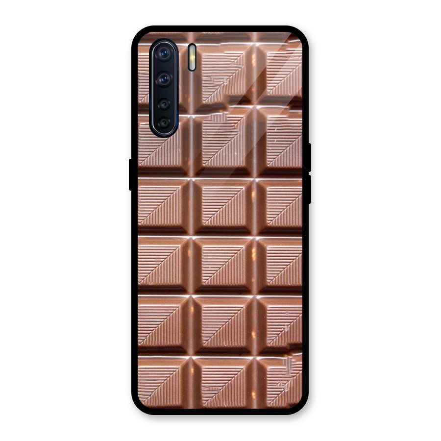 Chocolate Tiles Glass Back Case for Oppo F15