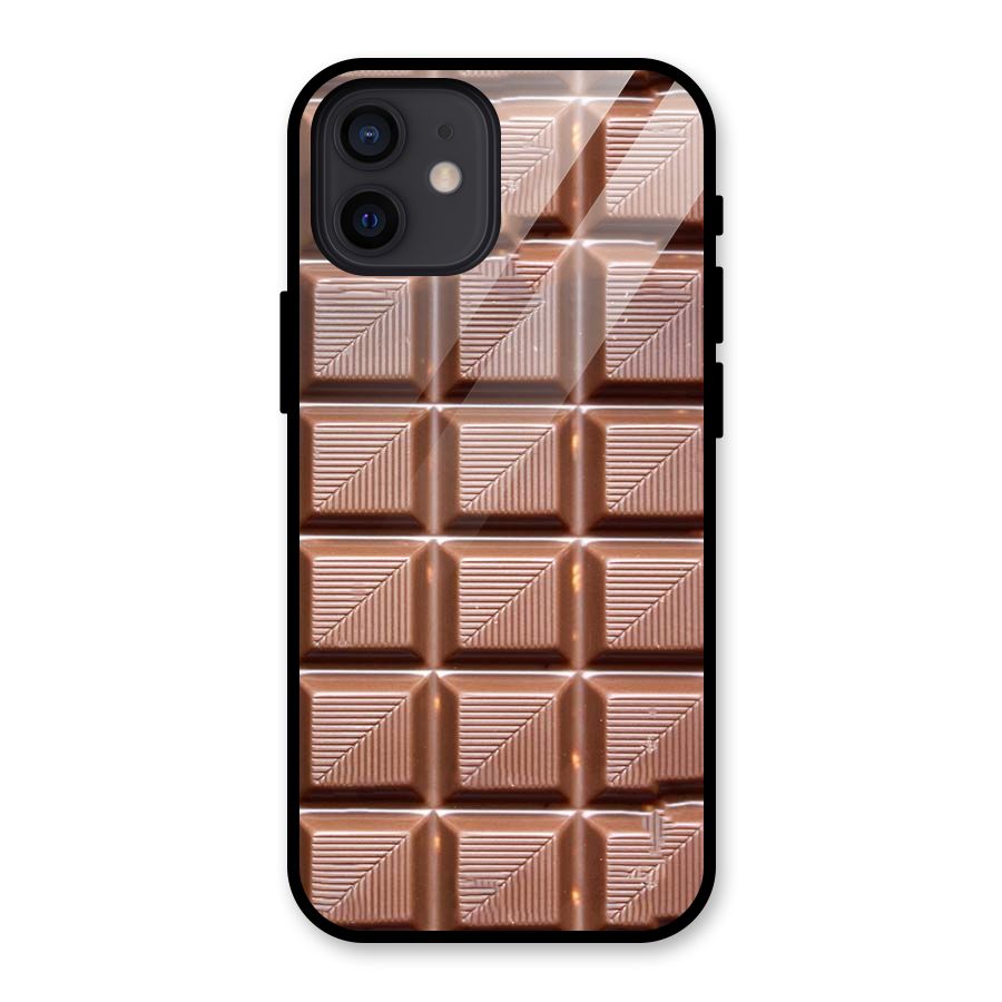 Chocolate Tiles Glass Back Case for iPhone 12