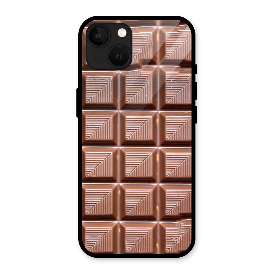 Chocolate Tiles Glass Back Case for iPhone 13