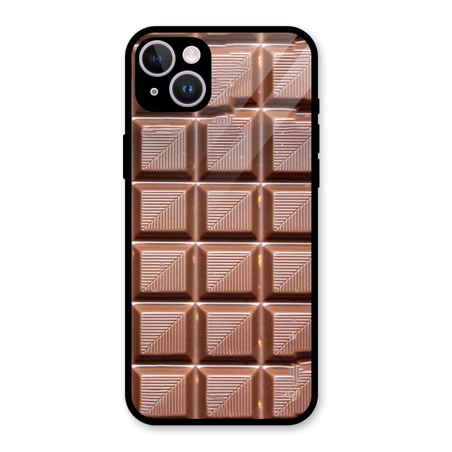 Chocolate Tiles Glass Back Case for iPhone 14 Plus