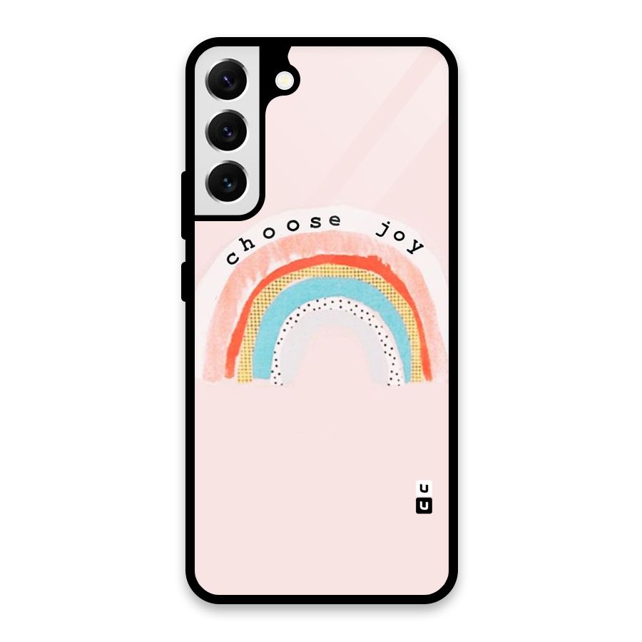 Choose Joy Glass Back Case for Galaxy S22 Plus 5G