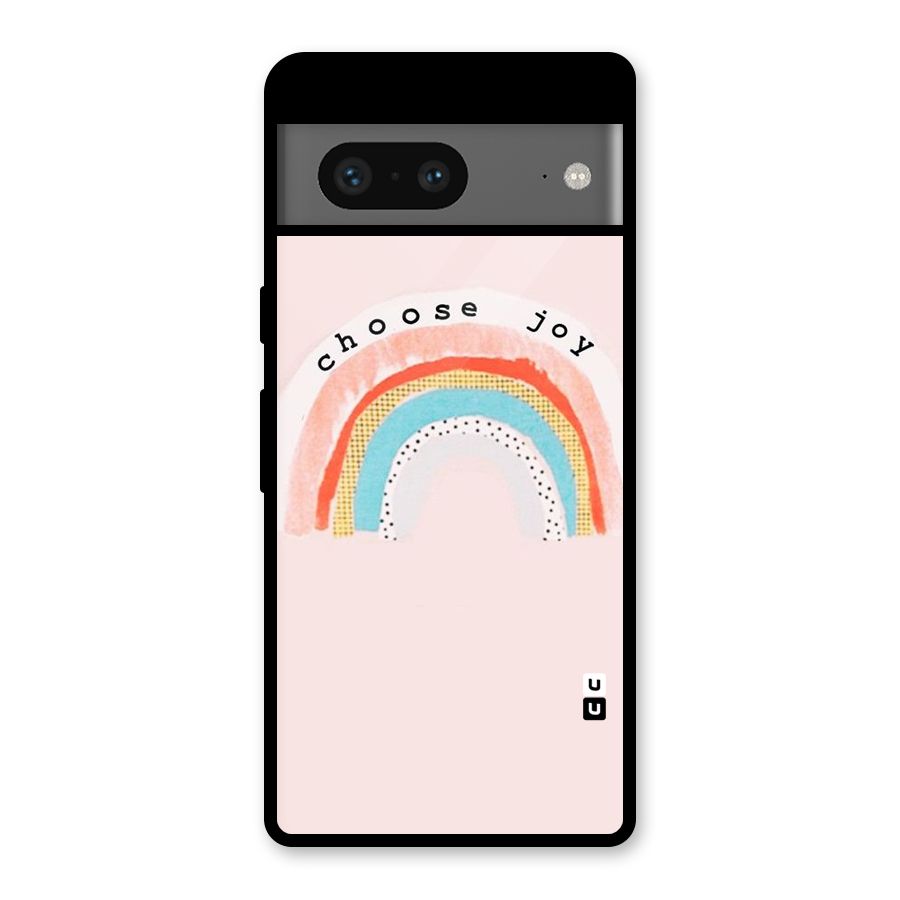 Choose Joy Glass Back Case for Google Pixel 7