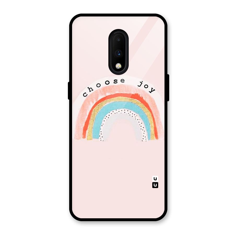 Choose Joy Glass Back Case for OnePlus 7