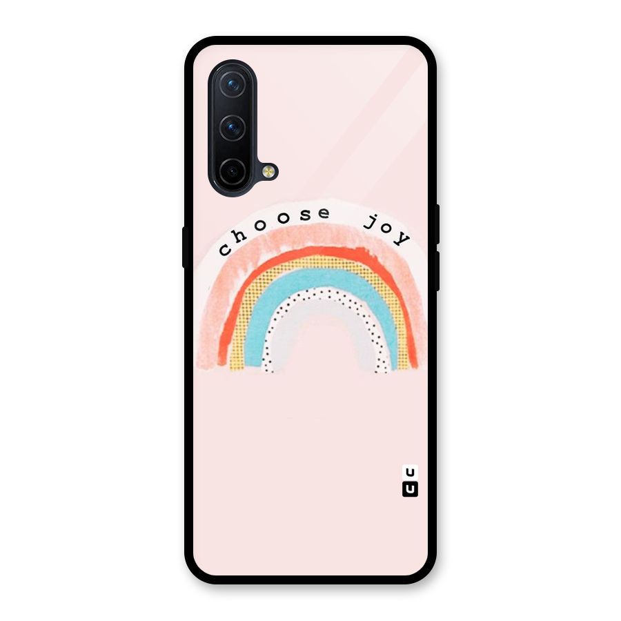 Choose Joy Glass Back Case for OnePlus Nord CE 5G