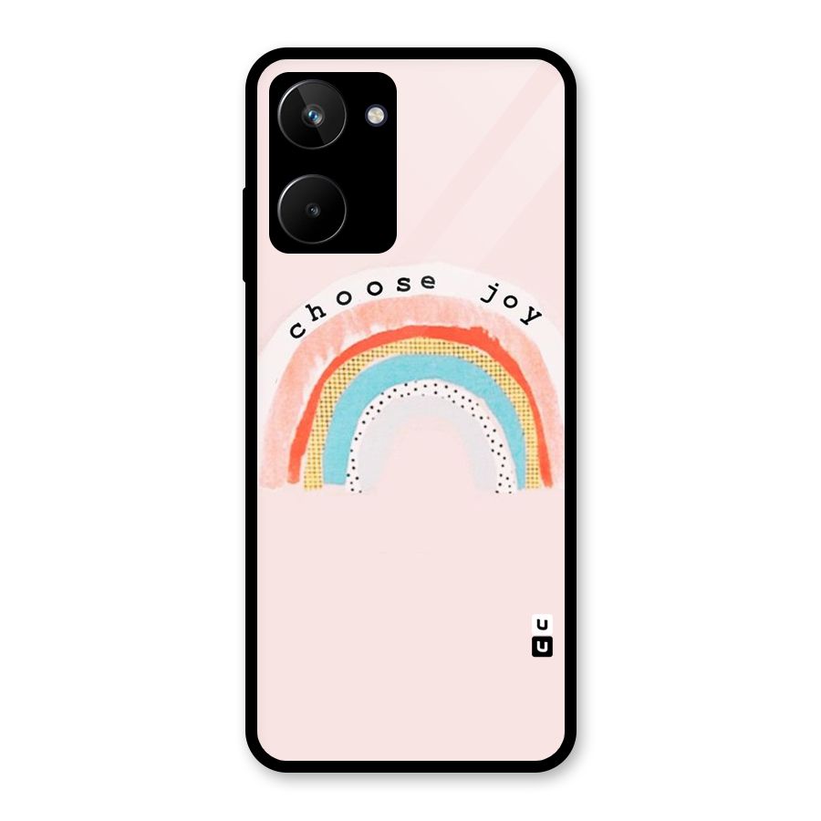 Choose Joy Glass Back Case for Realme 10