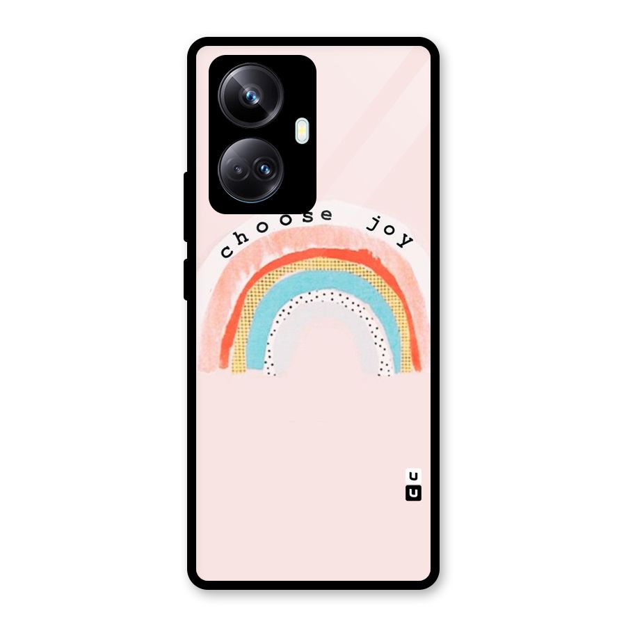 Choose Joy Glass Back Case for Realme 10 Pro Plus