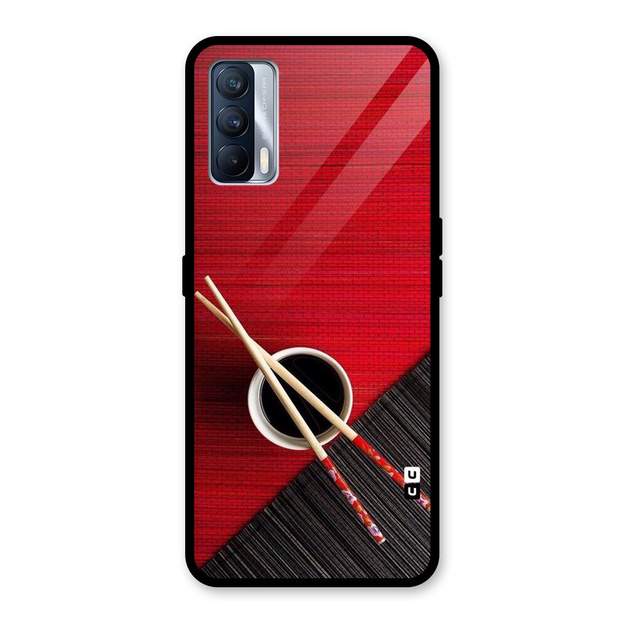 Chopstick Design Glass Back Case for Realme X7