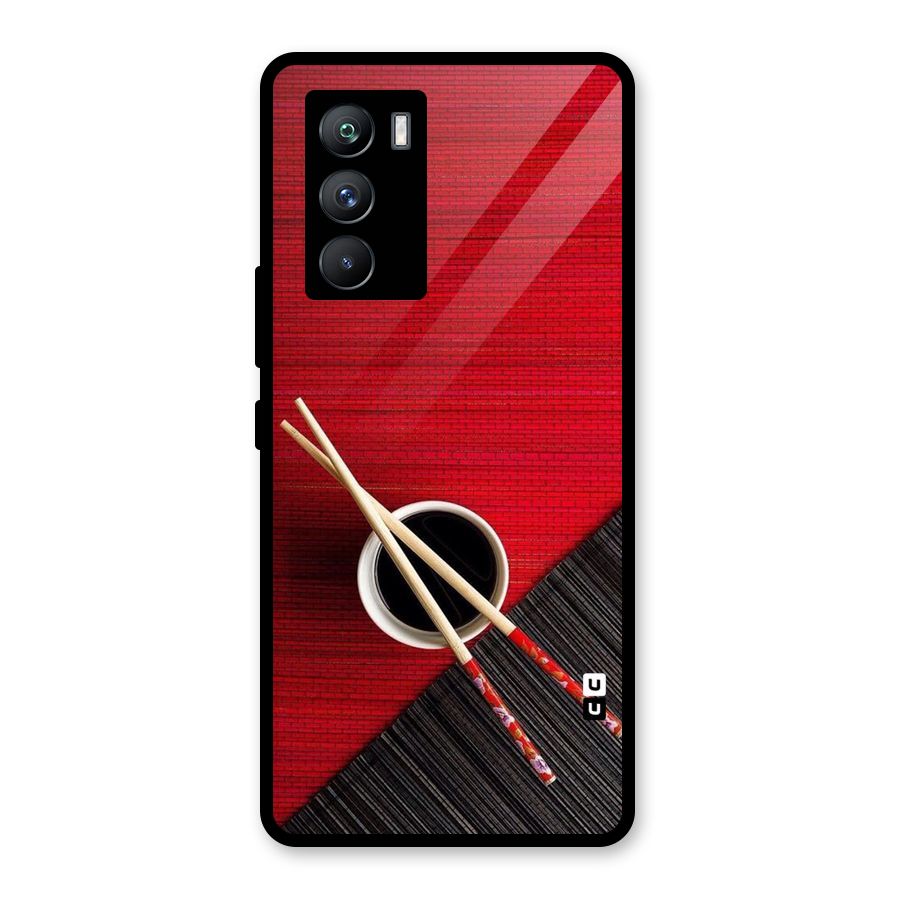 Chopstick Design Glass Back Case for Vivo iQOO 9 SE