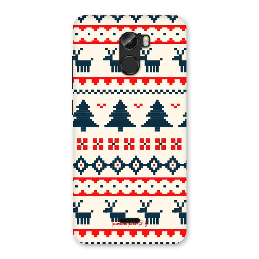 Christmas Design Pattern Back Case for Gionee X1