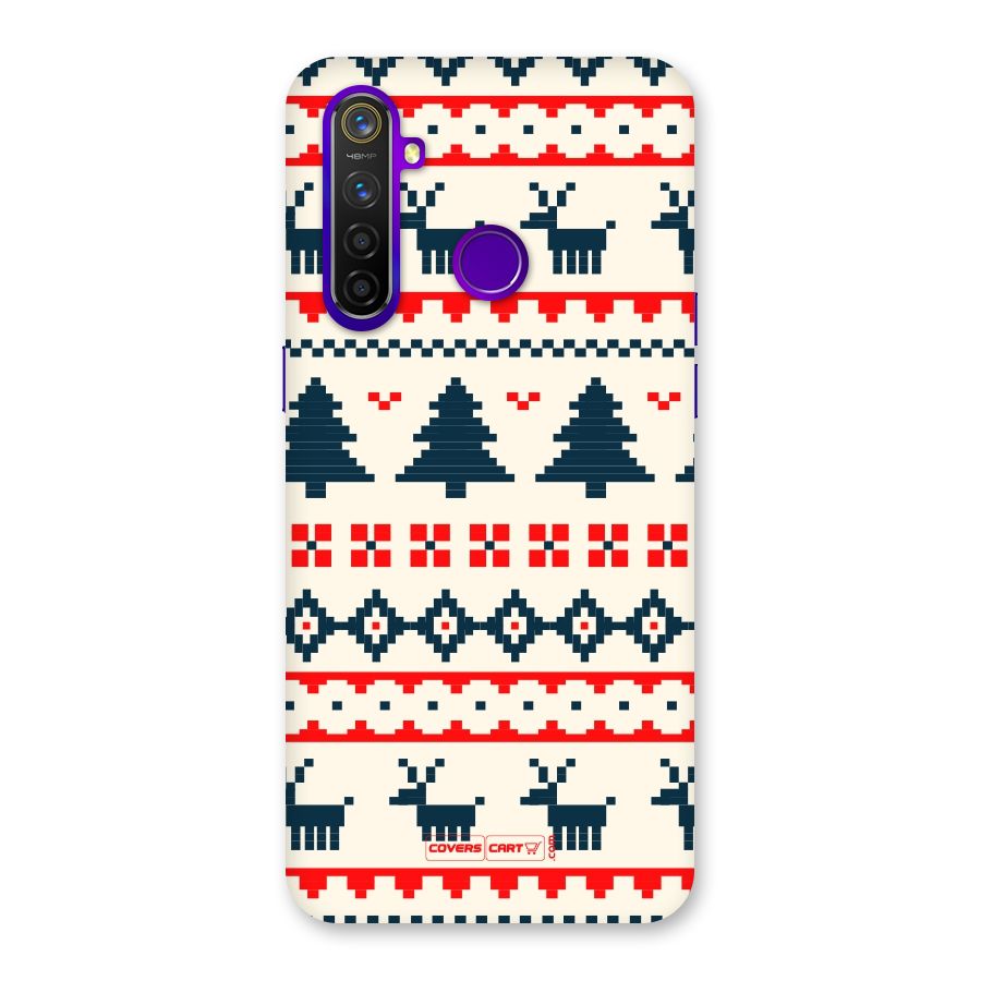 Christmas Design Pattern Back Case for Realme 5 Pro