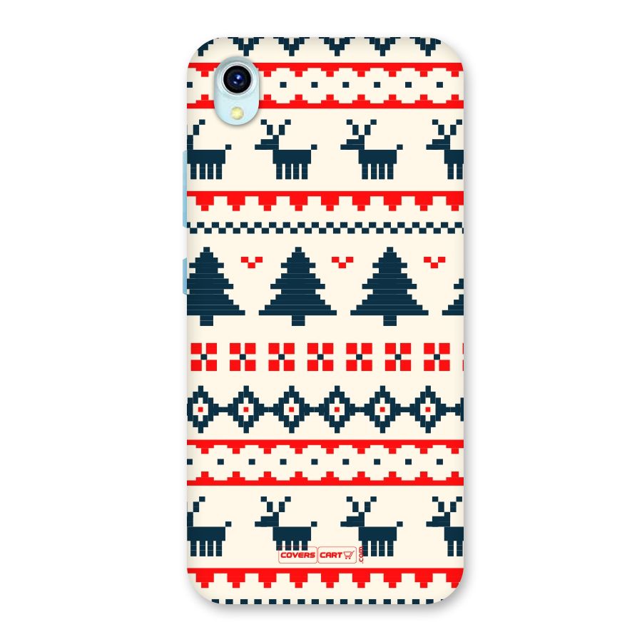 Christmas Design Pattern Back Case for Vivo Y1s