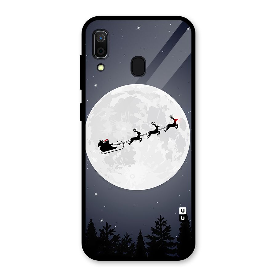 Christmas Nightsky Glass Back Case for Galaxy A30