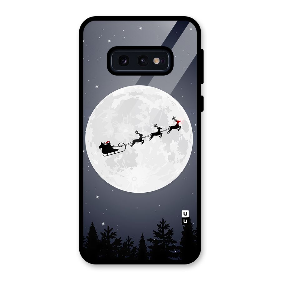 Christmas Nightsky Glass Back Case for Galaxy S10e