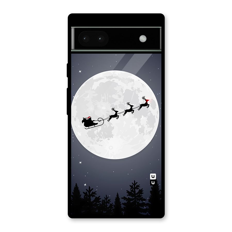 Christmas Nightsky Glass Back Case for Google Pixel 6a
