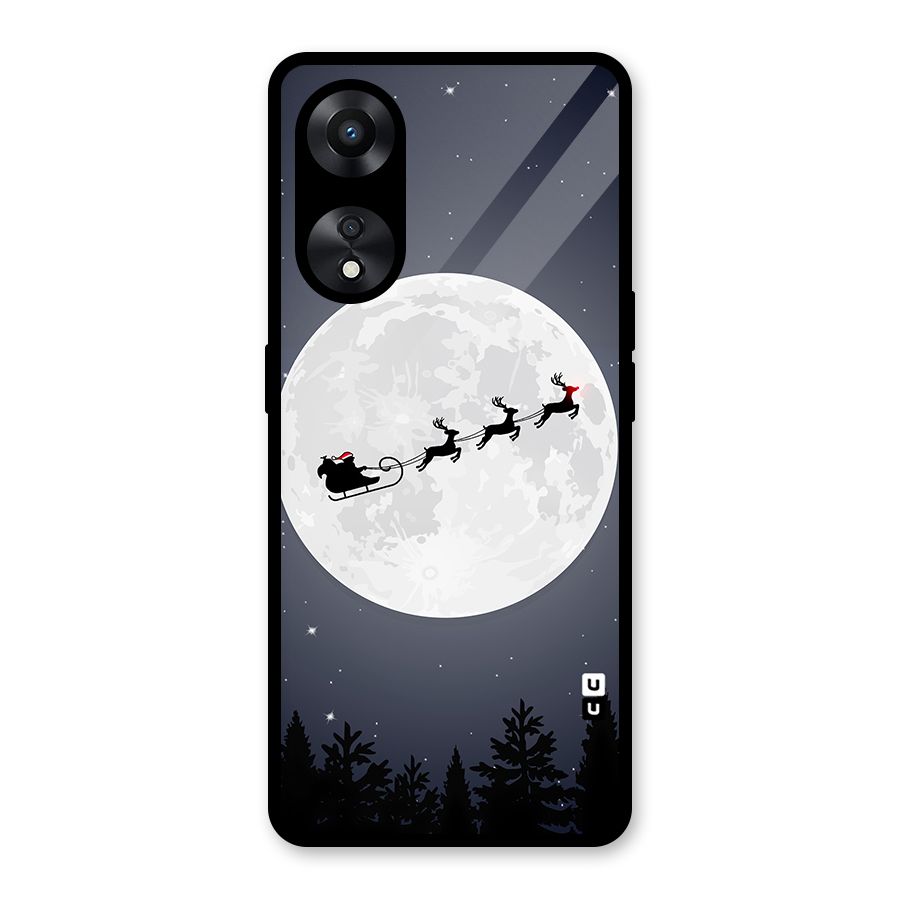 Christmas Nightsky Glass Back Case for Oppo A78