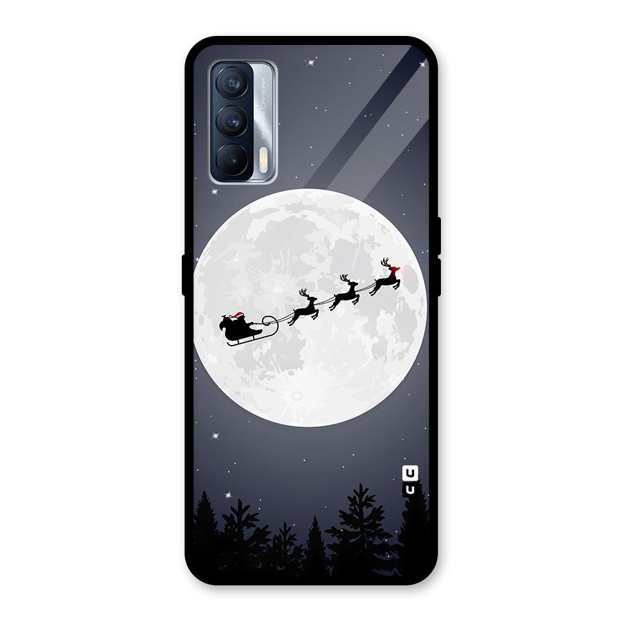 Christmas Nightsky Glass Back Case for Realme X7