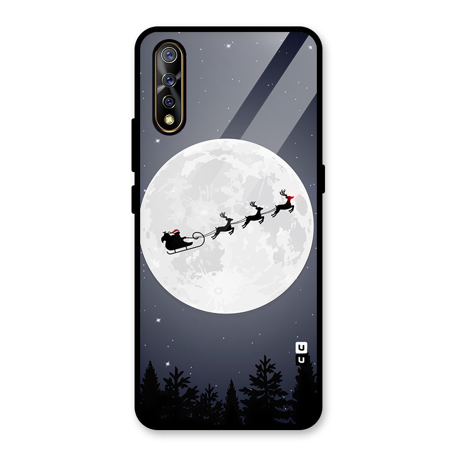 Christmas Nightsky Glass Back Case for Vivo S1