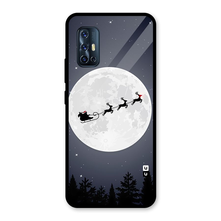 Christmas Nightsky Glass Back Case for Vivo V17