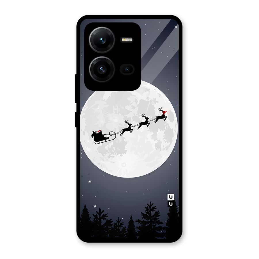 Christmas Nightsky Glass Back Case for Vivo V25