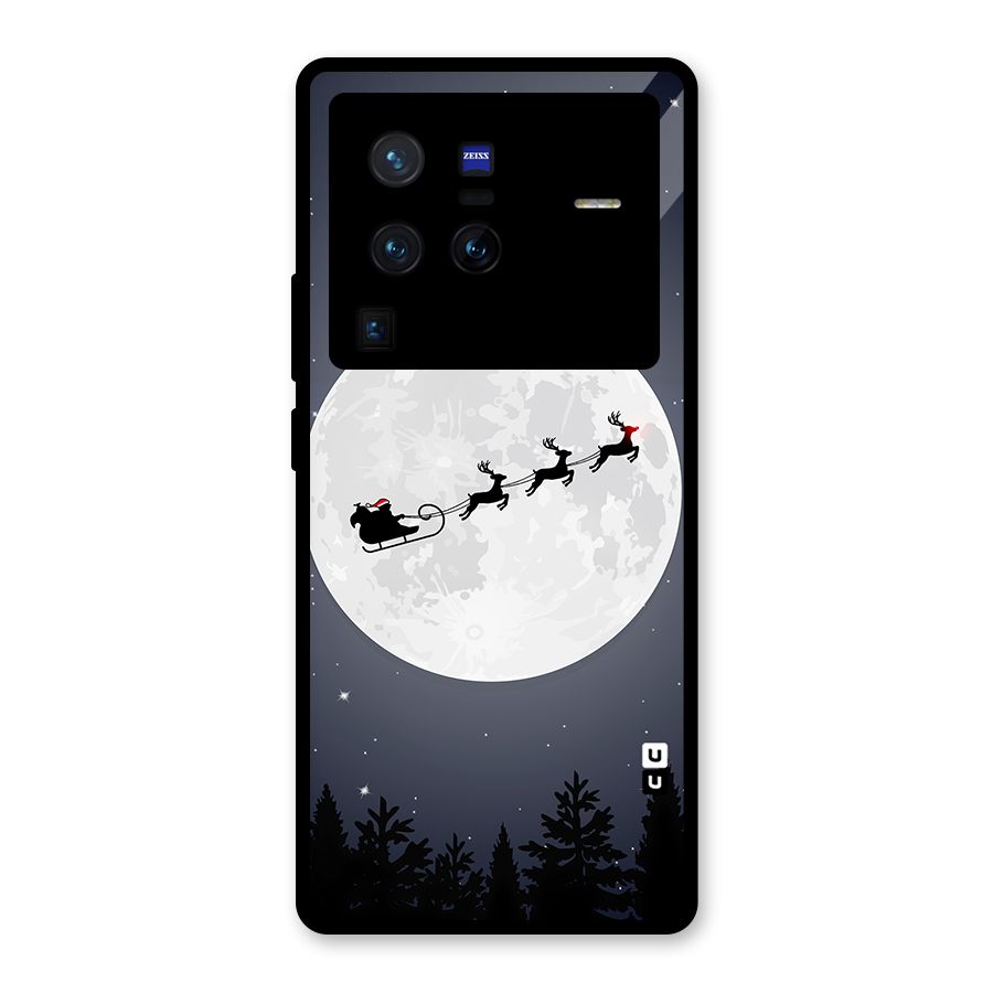 Christmas Nightsky Glass Back Case for Vivo X80 Pro