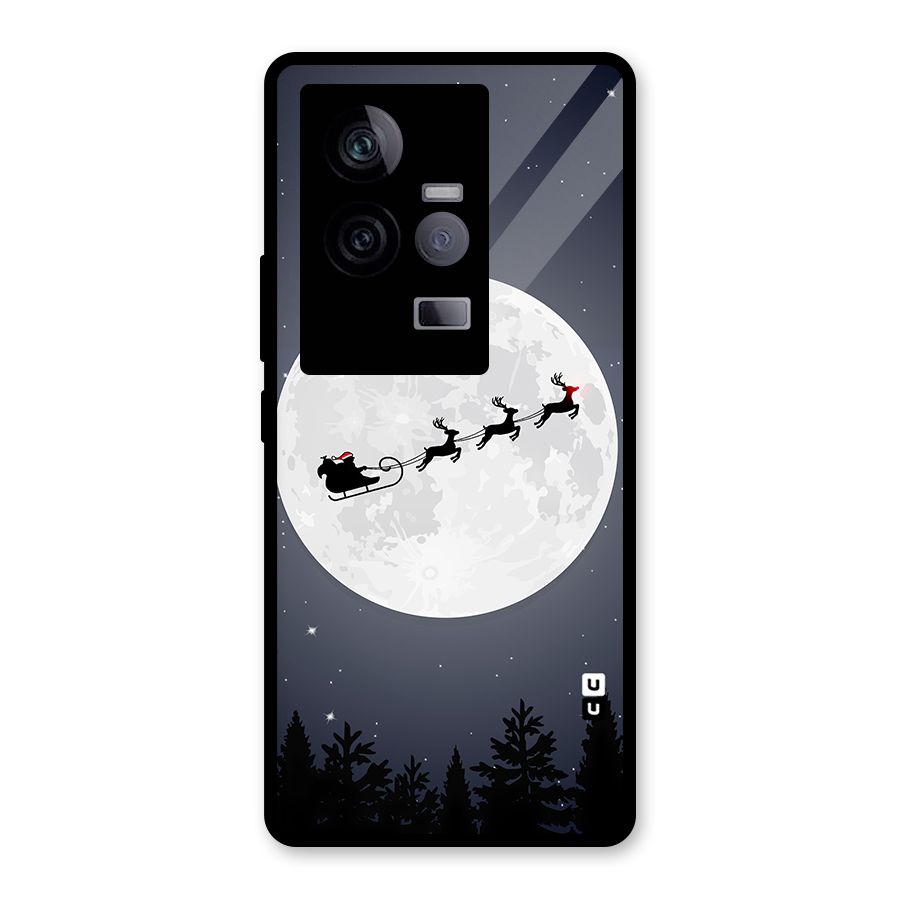 Christmas Nightsky Glass Back Case for Vivo iQOO 11 5G