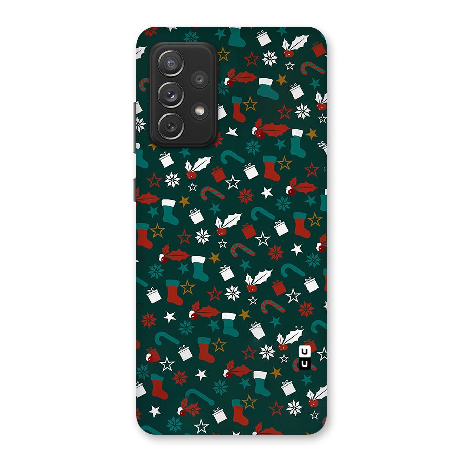 Christmas Pattern Design Back Case for Galaxy A72