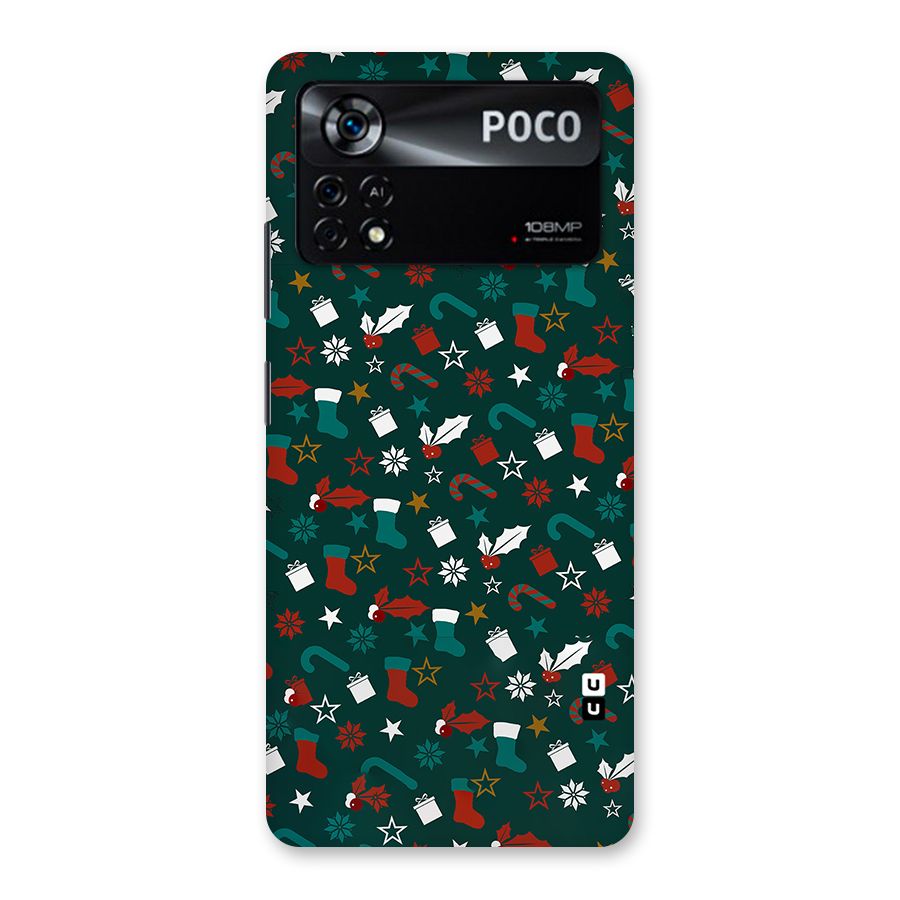 Christmas Pattern Design Back Case for Poco X4 Pro 5G