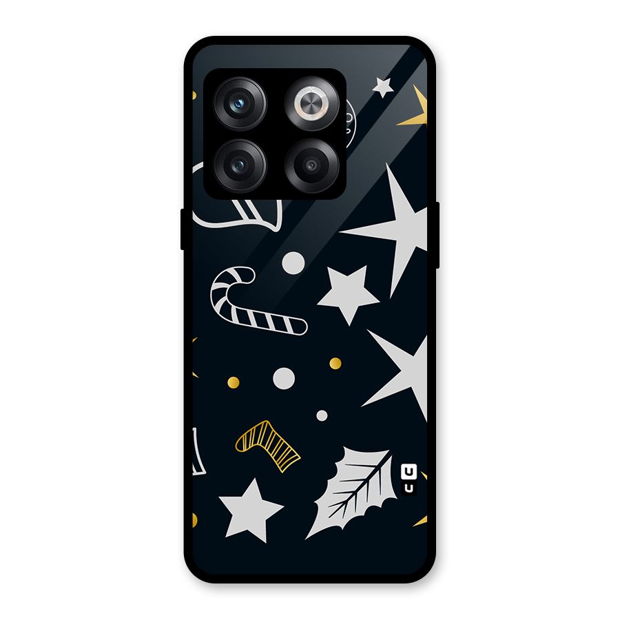 Christmas Special Pattern Glass Back Case for OnePlus 10T