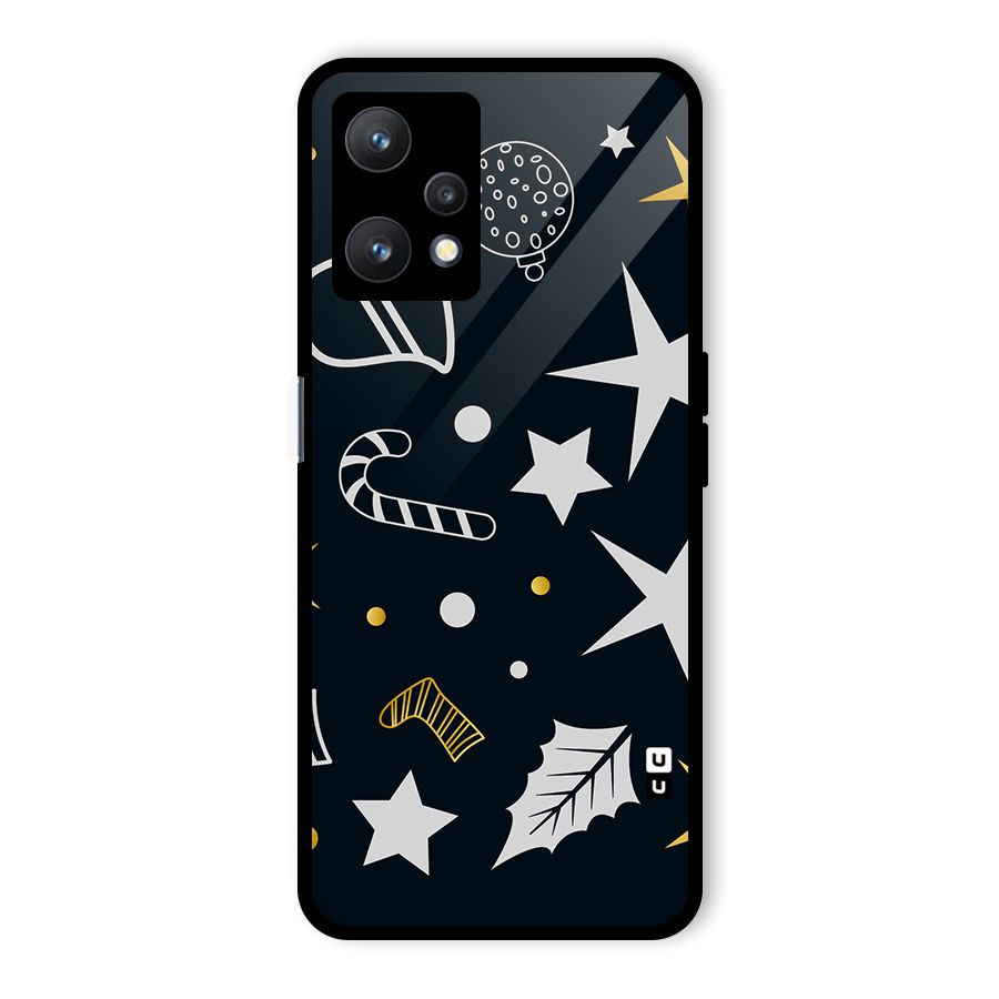 Christmas Special Pattern Glass Back Case for Realme 9 Pro 5G