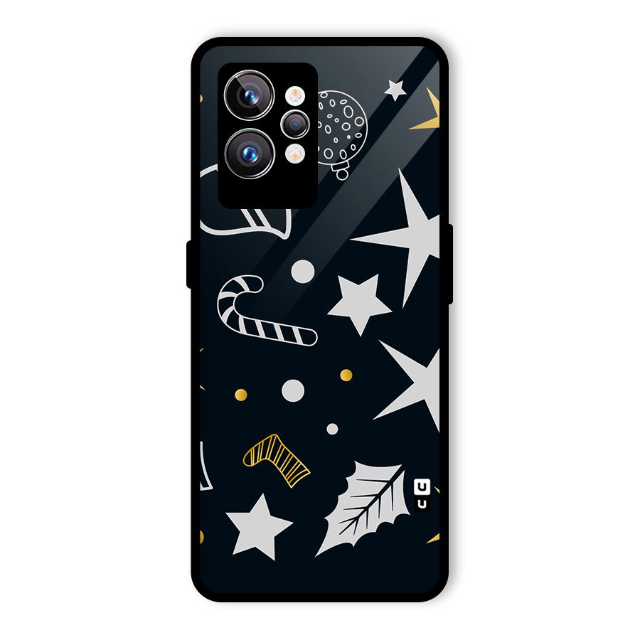 Christmas Special Pattern Glass Back Case for Realme GT2 Pro